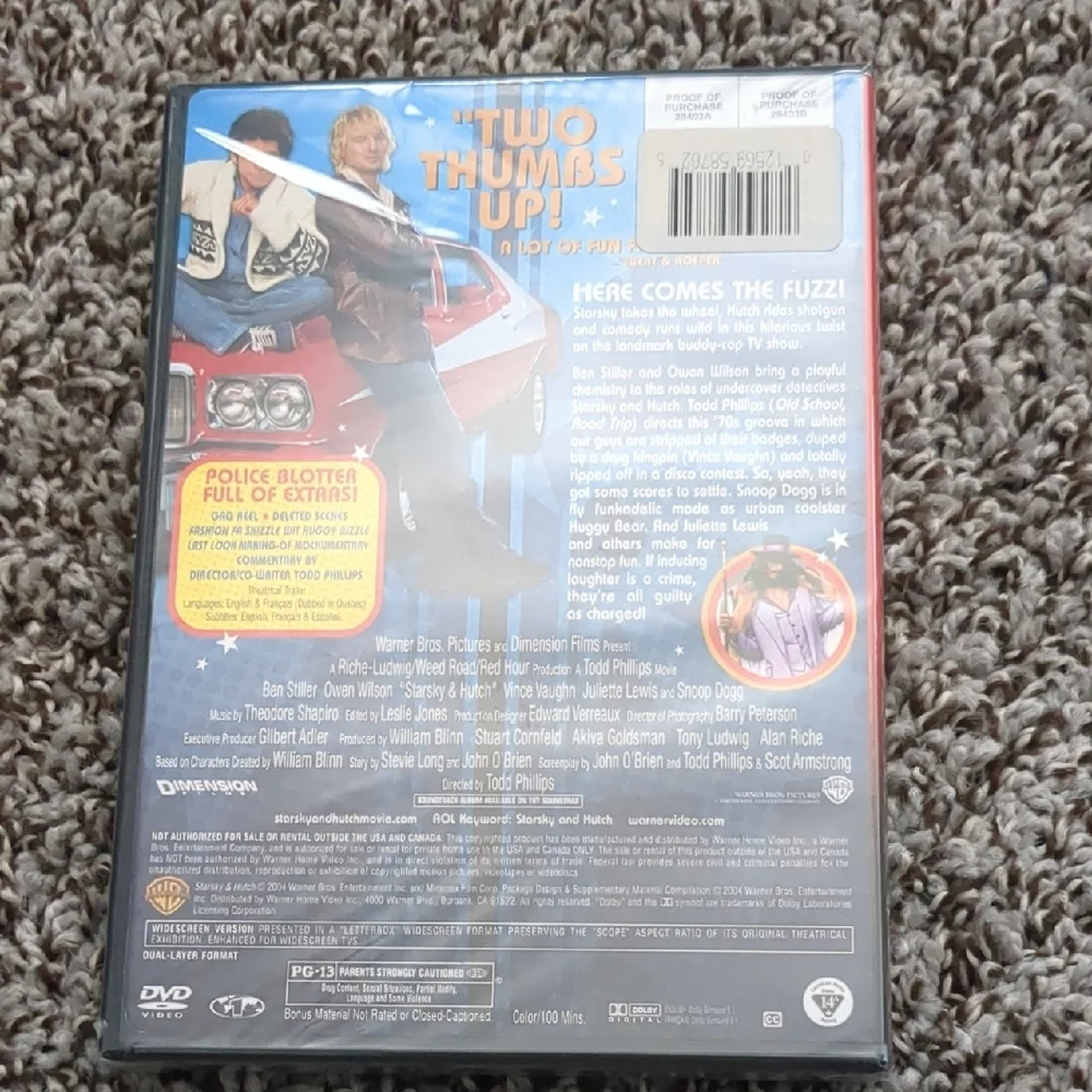 Starsky & Hutch DVD Widescreen Edition - Red Cover